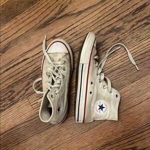 Converse White High-Top Sneakers Classic Canvas Design